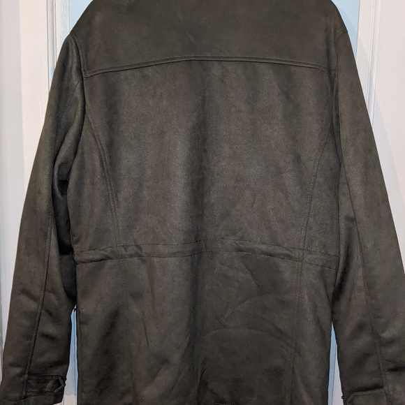 Robert Graham Men's Large Olive Green Button Zip Soft Shell Field Jacket New - Picture 11 of 14